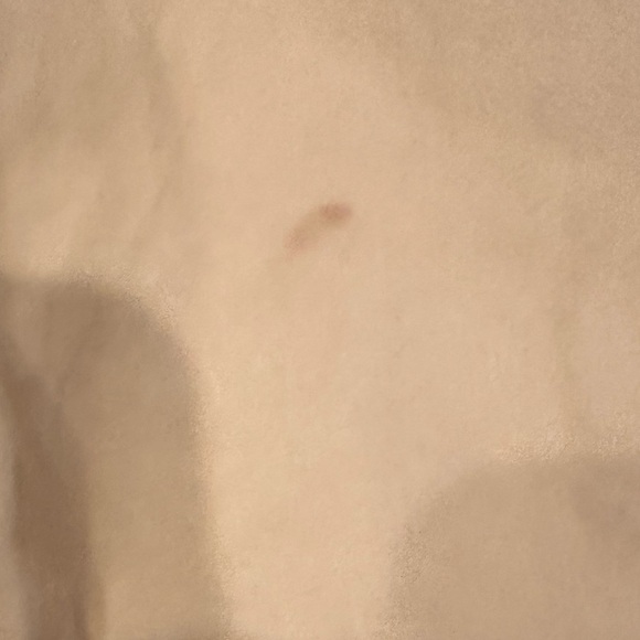 Free People We the Free Beige Velvet Style Jeans Raw Hem Size 32 - Picture 3 of 4